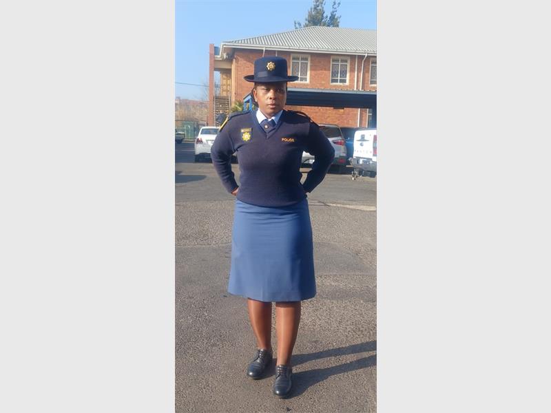 Constable Audrey Buthelezi highlights essential services and urges residents to work with police for a safer future.