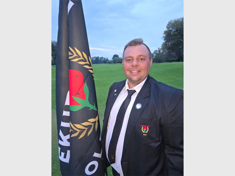 Oud Laerskool Brakpan-Oos leerder verteenwoordig die Ekurhuleni Golf Unie in die Premier IPT Nasionale Kampioenskappe.