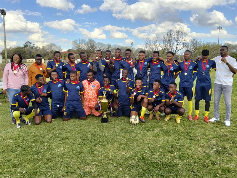 The top four soccer teams that competed in the league received medals, with the top team gaining a cup.