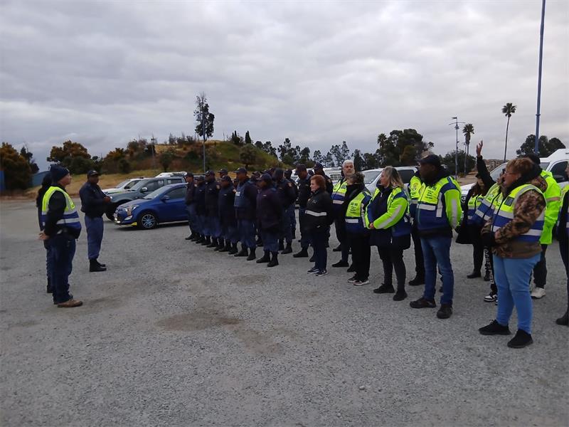 The operation saw officers and CPF members deployed across identified hotspots, where they conducted enforcement activities to combat crime and enhance public safety.