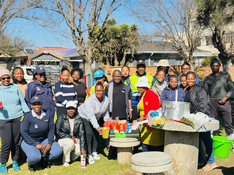 The initiative combined practical support with community engagement as homeless residents received meals and words of comfort in honour of Nelson Mandela.