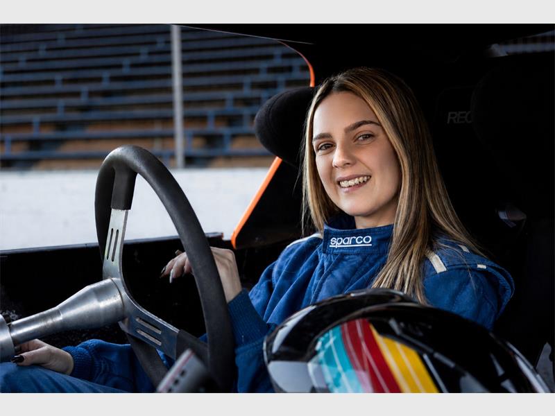 The burgeoning motorsport enthusiast is an ambassador of The Purple Sector, encouraging young women and girls to participate in a traditionally male-dominated sport.