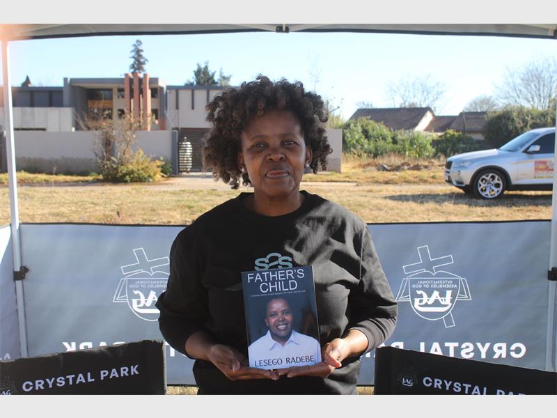 The book explores how growing up without a father shaped Lesego Radebe's identity.