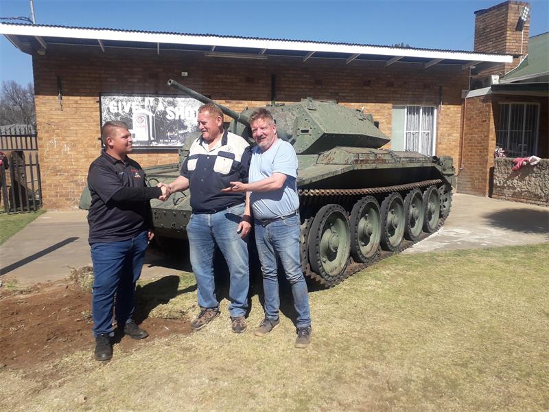 The historic armoured vehicle, used during the Second World War, will be restored to its original desert colours as Cosy Corner Shellhole prepares to mark its centenary in 2027.