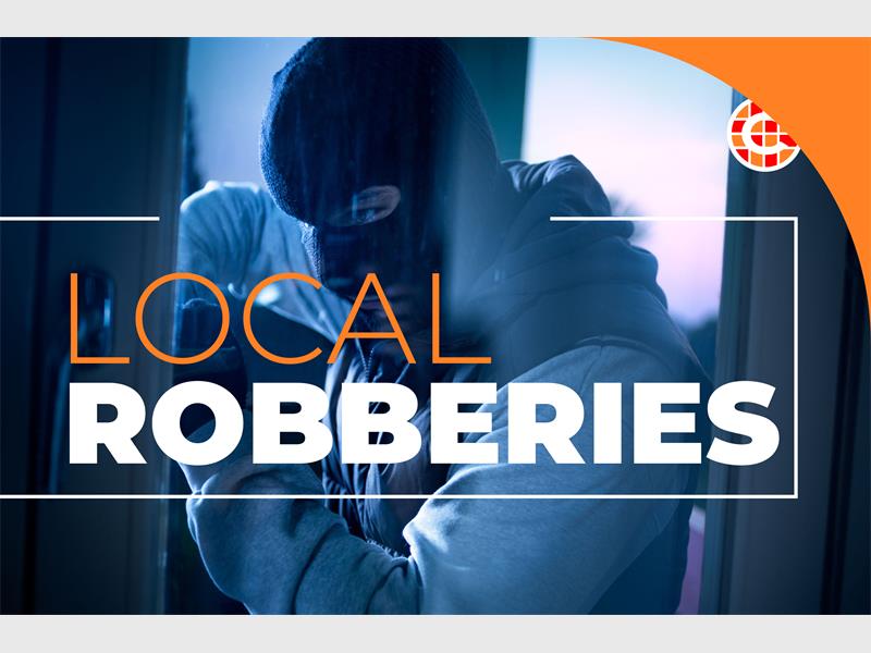 A quiet evening was violently interrupted when two armed men entered the home and threatened the family at gunpoint.