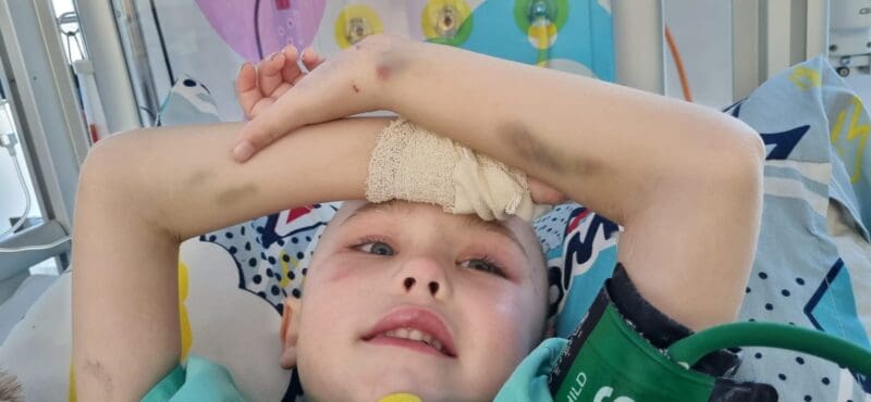 The young boy, now a learner at Muriel Brand School, survived aggressive brain cancer and high-risk surgeries.