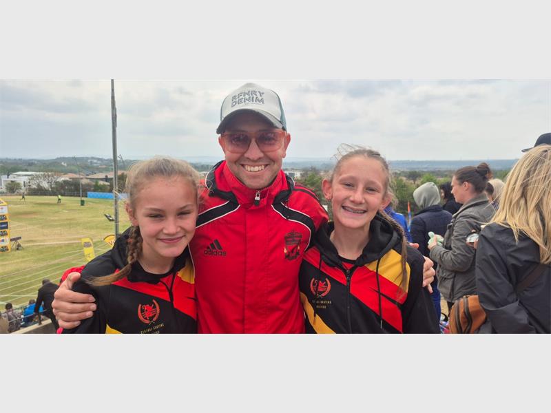Young runners from the Brakpan club battle cold weather, strong winds, and top opposition.