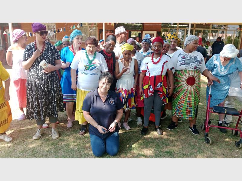 Residents of the home for disabled adults were spoiled with sweet treats on Heritage Day.