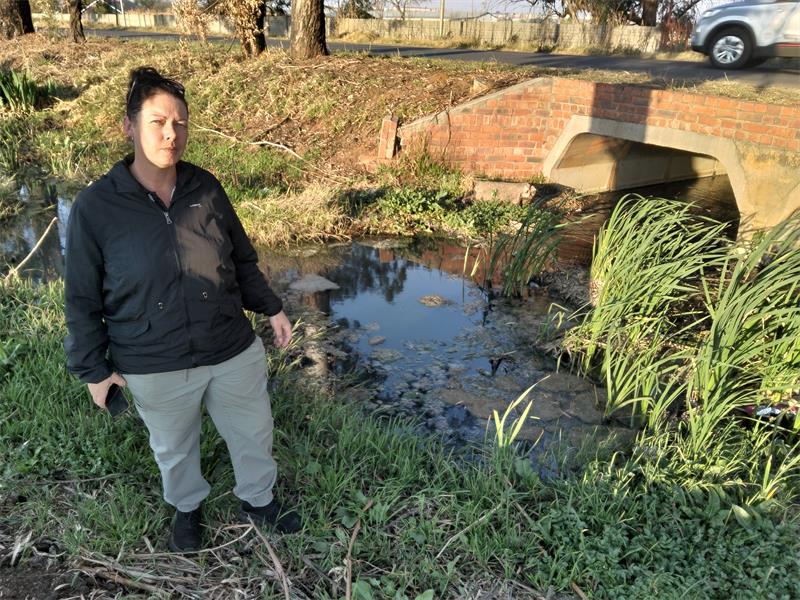 Frustrated Denne Road residents demand urgent municipal action as persistent contamination poses severe environmental and health hazards.