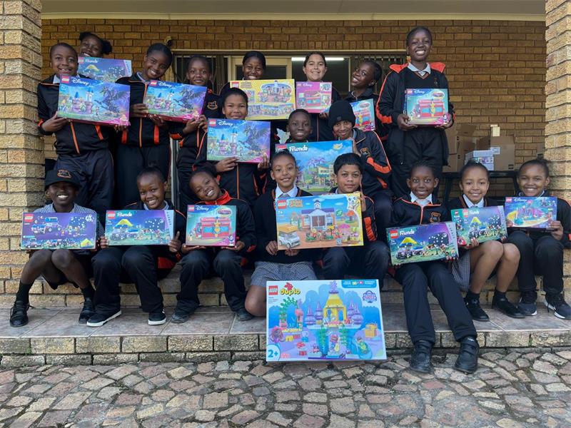 The local ECD pilot project uses interactive building blocks to foster creativity, problem-solving, and teamwork among early learners.