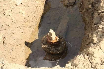 A leaking pipe in Struisbult.