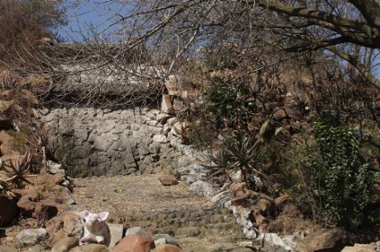 Also where the waterfall used to be.