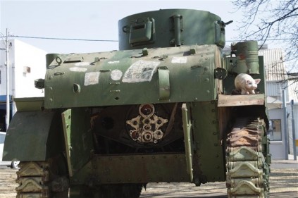 The remnant of an old an old canon. I am sure many children played here,