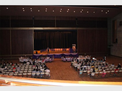 The view of the stage from the gallery.