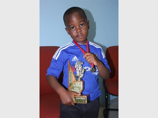 Thandolwethu Nhlanganiso Qibi (6) recently received numerous awards at the 2015 Springs Music and Arts Festival.