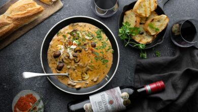 7 MAY SATURDAY ENTERTAIN - Paprika mushroom soup