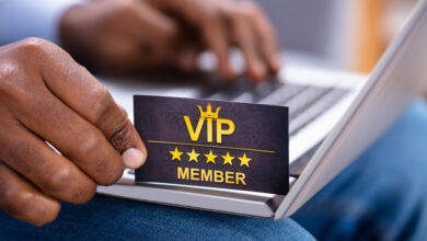 Close-up,Of,A,Man's,Hand,Holding,Vip,Member,Card,While
