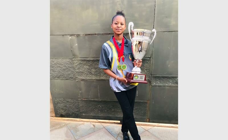 Gauteng’s Phindile Ndlovu (15) returns from her first national darts championship with gold, bronze, and a heart full of pride.