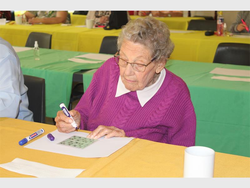 The Springs Senior Citizens Club hosted its monthly Bingo morning on Tuesday, giving members the chance to socialise while raising funds