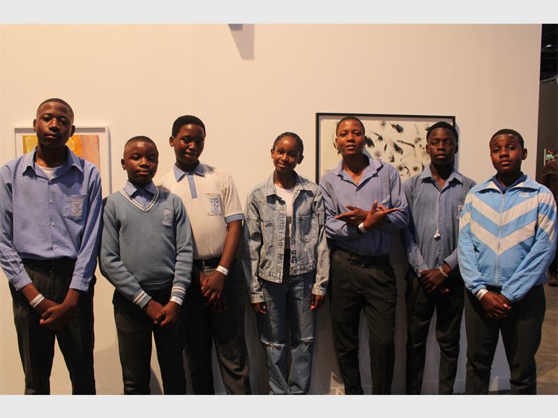 Springs learners who made it to the finals of a heritage art competition, received a front-row seat to the country’s creative scene at the FNB Art Fair in Sandton.