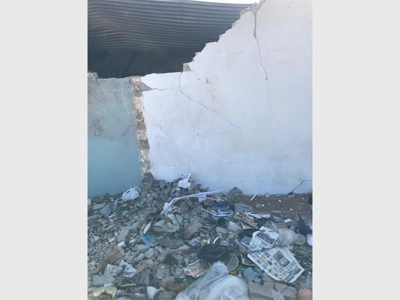 Isaac Khumalo says promises of help after the July explosion have not materialised as he continues to live without a home.
