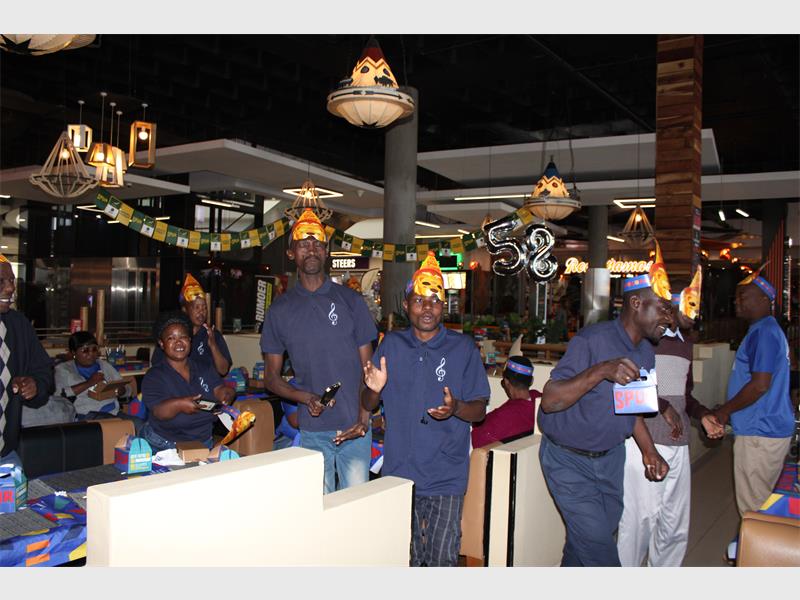 Tuscaloosa Spur in Springs Mall marked its 58th birthday by hosting members of the Kopano Disabled Movement, spreading inclusion and appreciation.