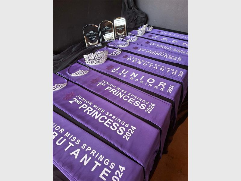Organiser Chanté van Schalkwyk says the Miss Springs Petite, Little and Junior contests were postponed to give participants a fair chance to enter.