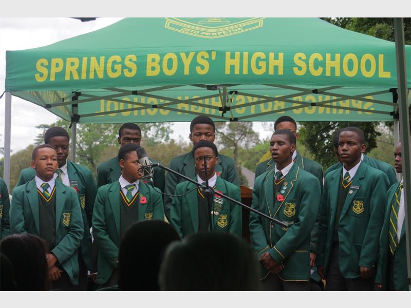 Springs Boys’ High School will once again honour its long-standing Remembrance Day tradition on November 11, bringing together past and present learners to reflect on patriotism and sacrifice.