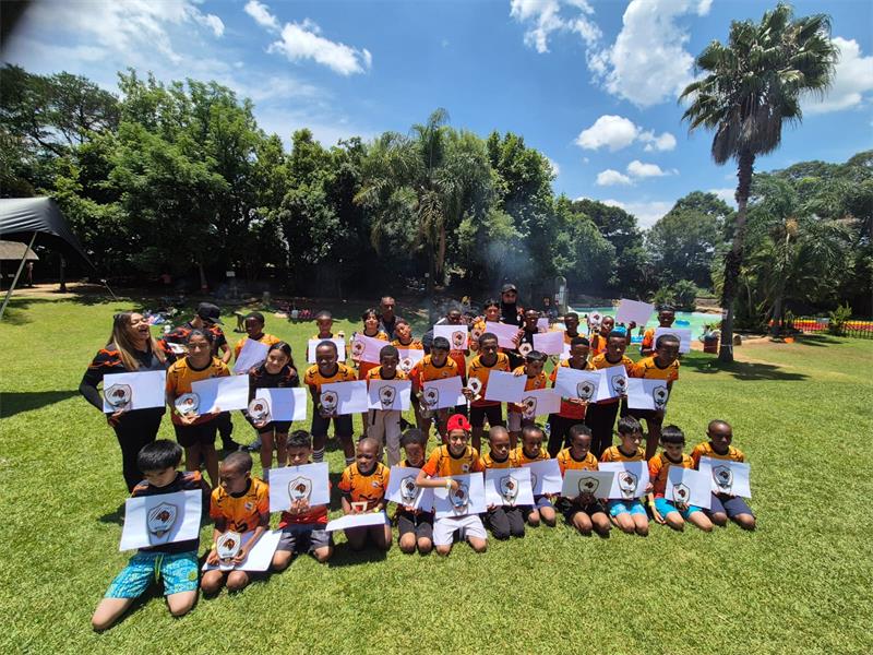 This year, African Tigers FC took a different approach to their prize-giving, treating players to a fun day at Wild Waters. The event also celebrated the club’s first-ever soccer tournament held in September.