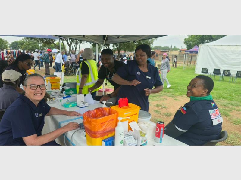 The Netcare N17 staff partnered with a community outreach in Daveyton to offer free health screenings and advice.