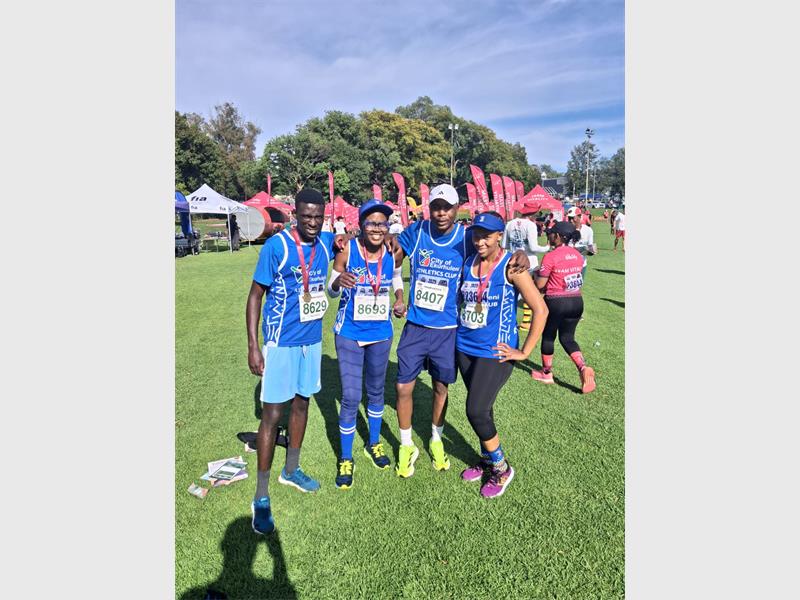 Five members of the City of Ekurhuleni Athletics Club participated in the RAC Tough One 2025 marathon in Randburg, competing in distances from 10km to 32km.