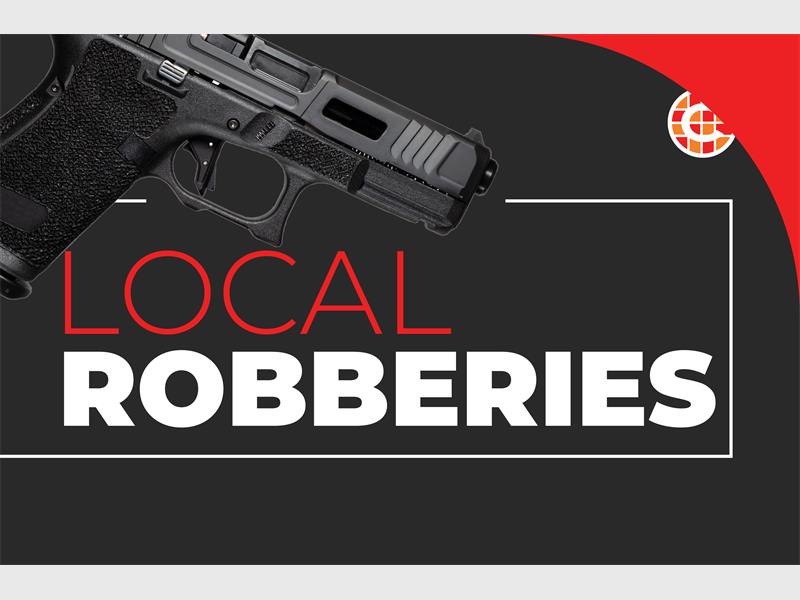 Two armed robbers allegedly posed as customers before robbing a shop on Hospital Road, while a third robber stood guard outside, according to Springs SAPS.