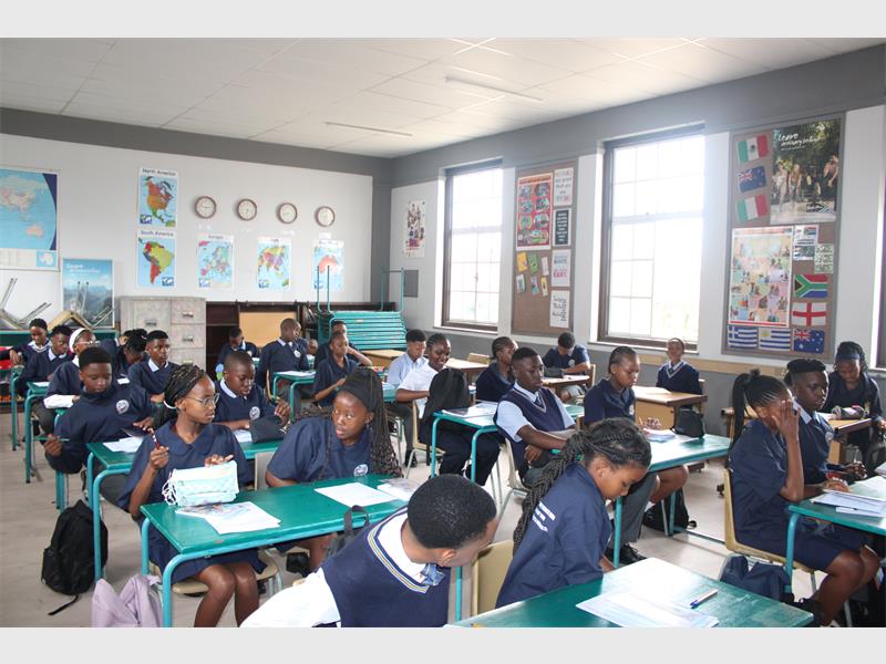 Learners spoke about their excitement, future careers and plans to join school activities.