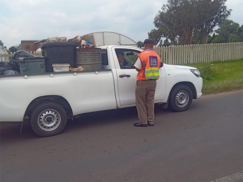 Motor vehicles, motorists and pedestrians were searched during an EMPD stop-and-search operation in Springs.
