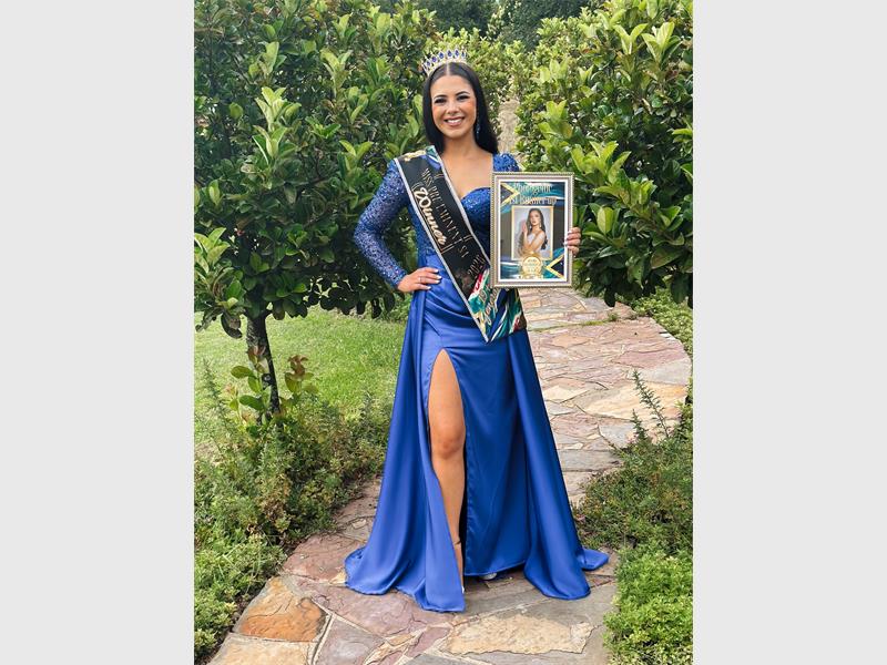 Former Miss Springs Bejandri Lourens won the Miss Pre-Eminent category and was a runner-up in the photogenic category.