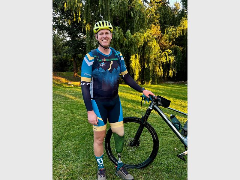 Brian Style from Springs will take on the demanding ABSA Cape Epic as part of Össur’s What’s Your EPIC campaign, supporting three charities for amputees.