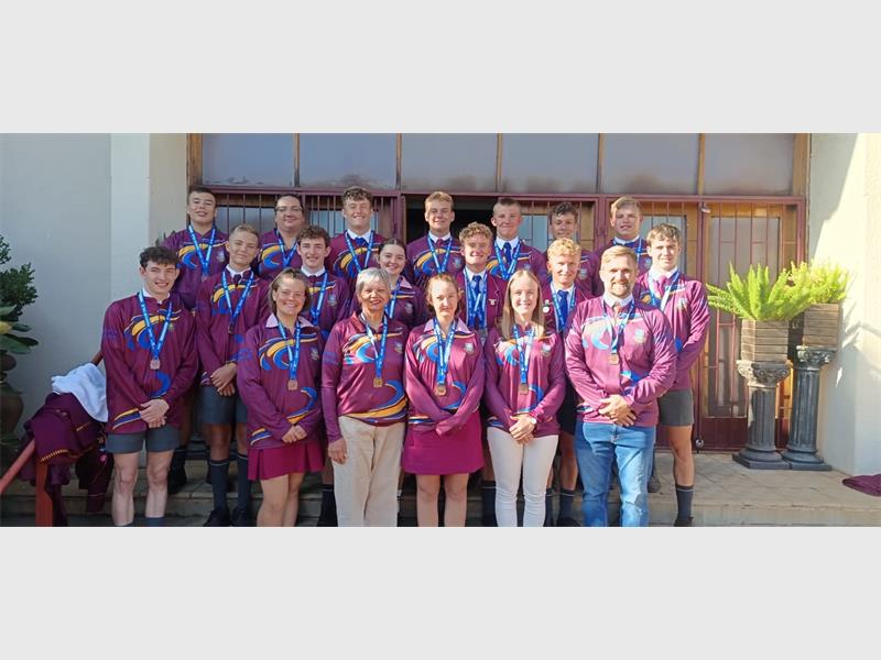 Hoërskool Hugenote het die grootste agt-myl skolespan ingeskryf by die Midmar Myl.