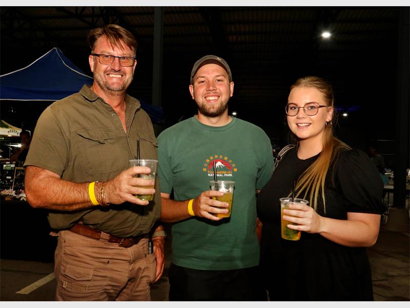 Many families flocked to the first official Emperors Palace Night Market, enjoying gourmet food, craft drinks and live entertainment.