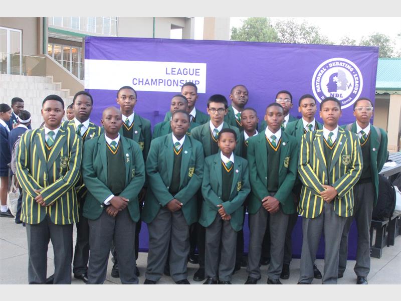 Springs Boys’ High School debaters are off to a strong start in the National Debating League with one team currently leading the standings and the programme continuing to grow rapidly.