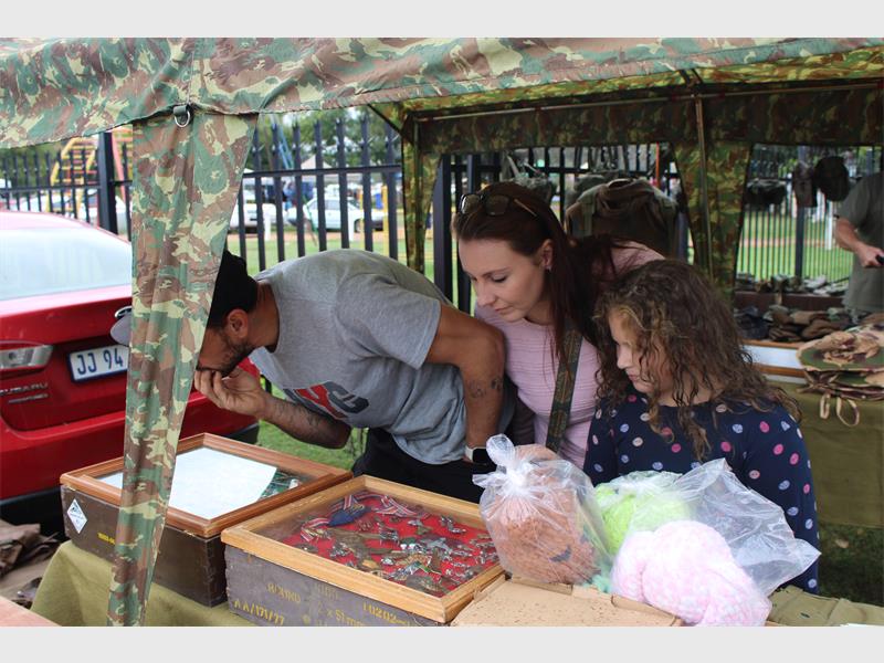 From rare uniforms to live demonstrations, the Springs military event gave visitors a closer look at history.