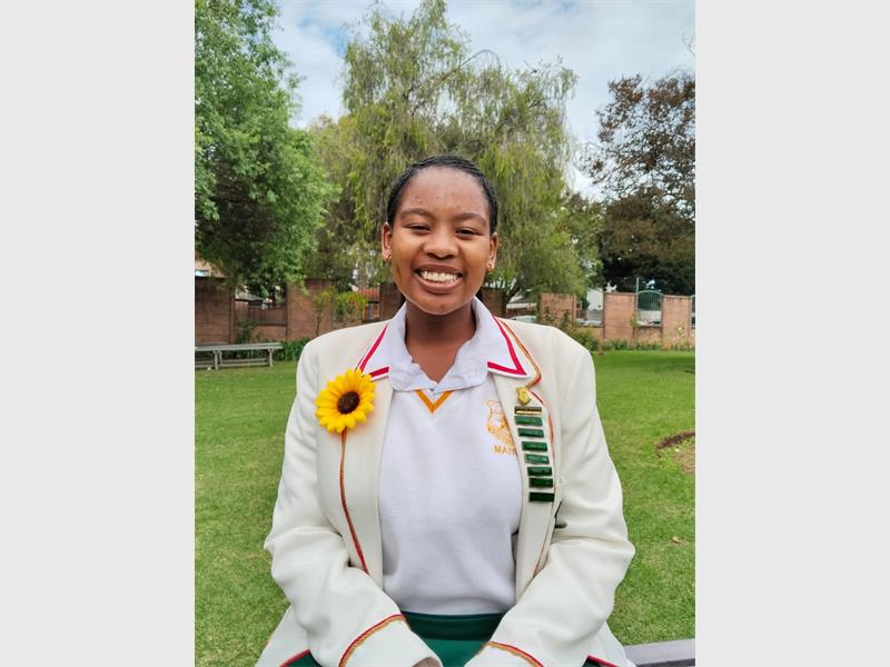 Springs Girls High head girl Snakhokonke Nsibande steps into a leadership role in Gauteng East, with a focus on supporting learners’ emotional well-being.