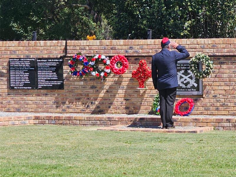 A moving memorial service at the Springs Mine and Military Museum honoured the 15 South African soldiers who lost their lives in the 2013 Battle of Bangui.