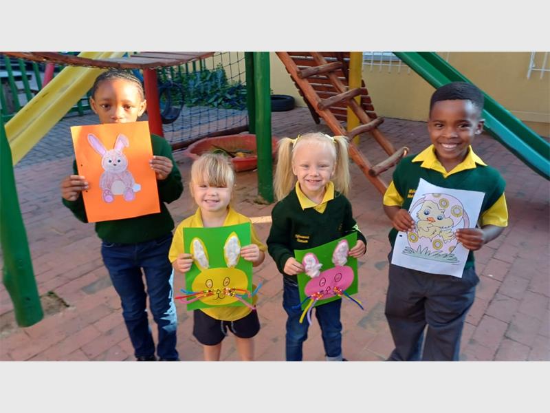 Young learners in Selcourt showcased their creativity as they celebrated Easter through art.