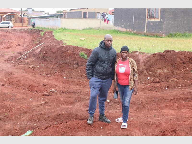 Community members have vowed to continue protesting until work resumes on the damaged roads.