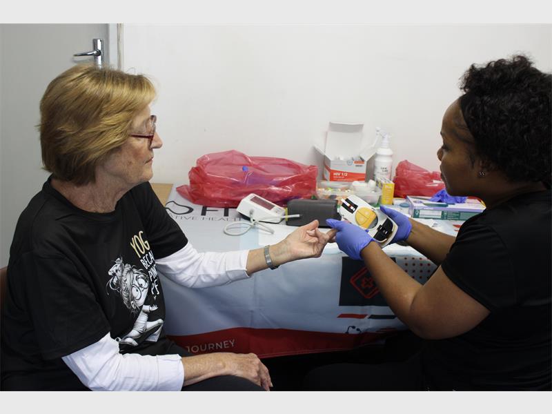 Organisers say the initiative is helping elderly residents take control of their health.
