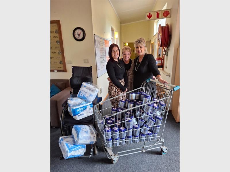 A generous donation of essential care items is set to improve daily life for residents at Vita Nova Centre.