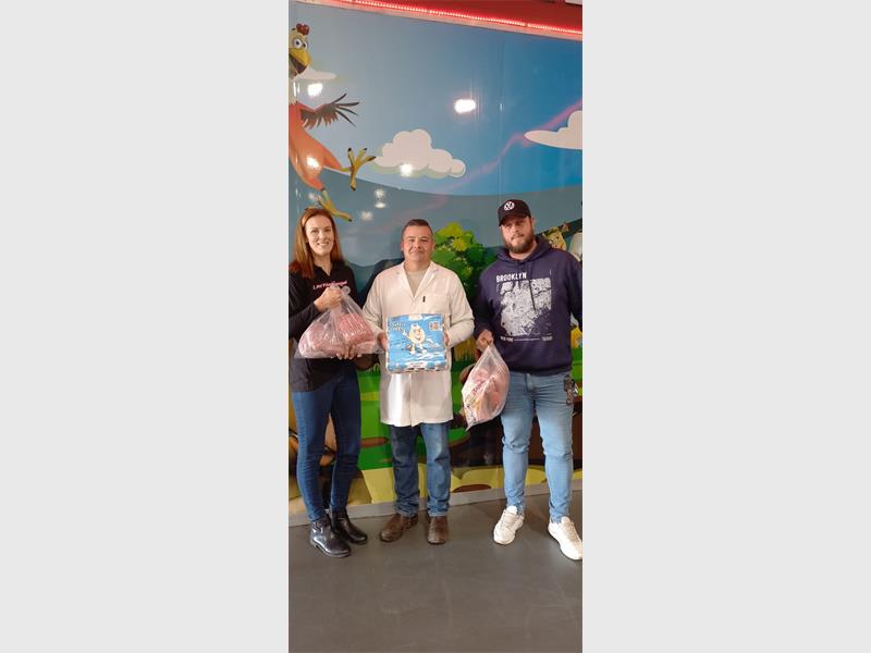 A meat hamper valued at R1 500 was up for grabs.