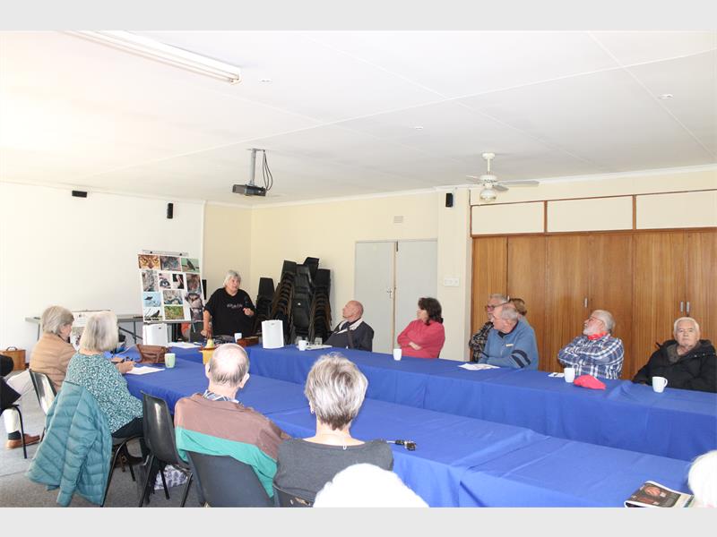 The South African Wildlife Rehabilitation Centre visited the Springs Senior Citizens Club to educate seniors about helping injured animals and birds.