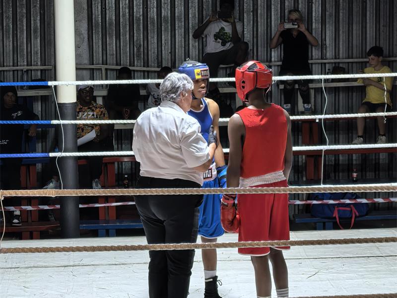 Dyzel says boxing is helping shape confident and responsible young people in the community.