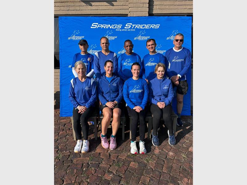 Eleven members of the Springs Striders Athletics Club will represent Springs at the 2026 Comrades Marathon after months of dedicated training and preparation.